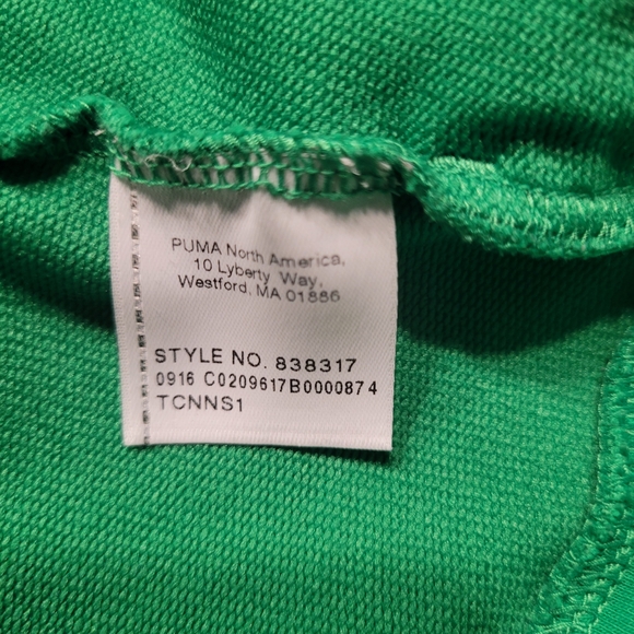 Puma Men's Green Hoodie - Picture 7 of 7